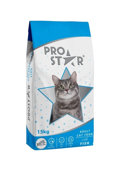 Pro Star Balıklı Yetişkin Kedi Maması 15 Kg