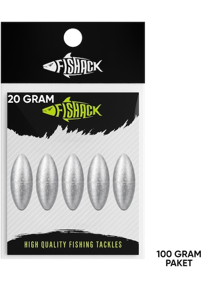 Gezer Olta Kurşunu - Kıstırma Zeytin Kurşun - 20 Gram - 100 Gr Paket