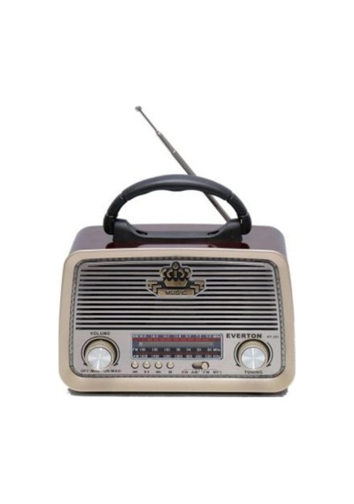 Everton Rt-301 Nostaljik Görünümlü Bluetoothlu Mp3 Çalar Radyo Müzik Kutusu