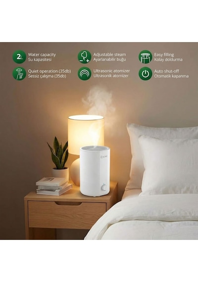 Kiwi Kah 6643 Ultrasonic Buhar Makinesi