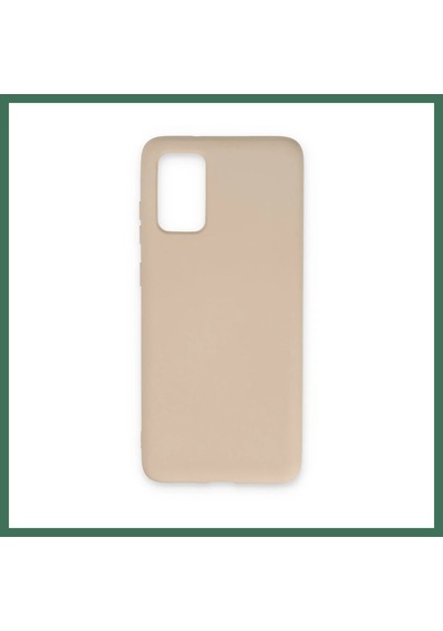 En-cag Samsung Galaxy S20 Kılıf Nano İçi Kadife Silikon - Pudra Bss