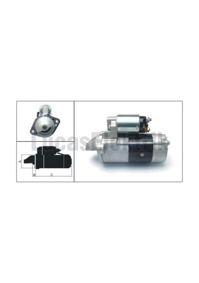 Lucas Les0296 Mars Motoru 12v / 2,2kw / 10dıs Mıtsubıshı L200 2,5d,