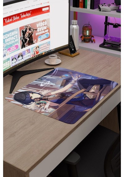 Yelan Genshin Impact Anime Gacha V3 - 48x40 Xl Gaming Mouse Pad Fare Altlığı