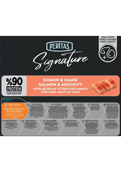 Peritas Somonlu Kısırlaştırılmış Kedi 2 Kg