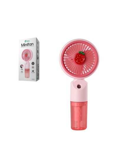 Feny Fn-f50 Pembe Kademeli Ultra Sessiz Buharlı Şarjlı 800mah Mini El Fanı