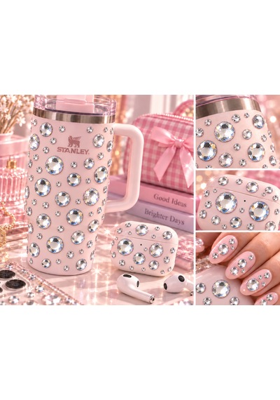 Silver Taş Rhinestone Sticker Yapışkanlı Saç, Yüz, Tırnak, Vücut Ve Süs Taşı Gümüş