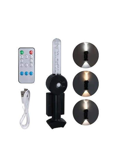 Ledx Yd-24060 Mıktanıslı Rgb Renkli Usb Şarjlı 800 Mah 3 Kademeli Işıklı Sensörlü Duvar Aplik