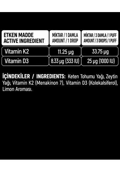 Walker' Vitamins D3 K2 20 Ml Zeytinyağı , Keten Tohumu Yağı Sprey Damla - Walkers D3 K2 20 Ml Zeytinyağı , Keten Tohumu Yağı Sprey Damla
