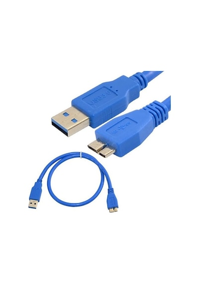 Usb 3.0 To Mikro B Usb 3.0 Harici Harddisk Kablosu 30 Cm