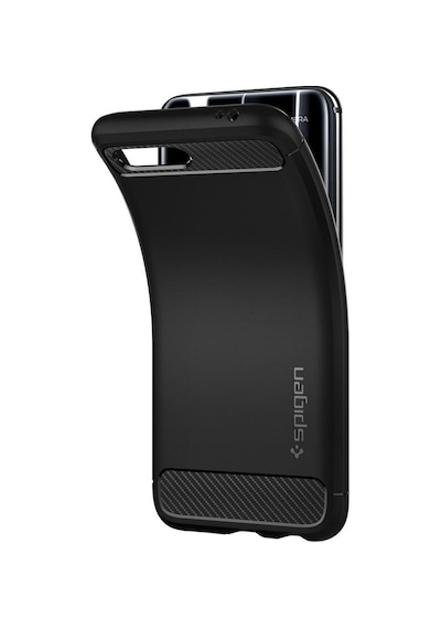 Spigen Huawei Honor 10 İle Uyumlu Kılıf Rugged Armor