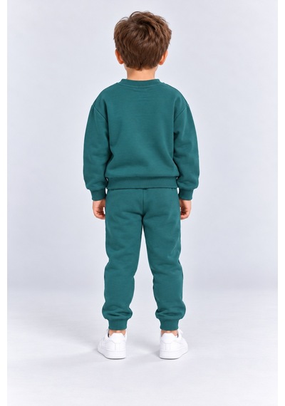 Ahengim Erkek Çocuk Cepli Sweatshirt Ve Jogger Eşofman Altı 2 Li Takım Günlük Rahat Çocuk Eşofman Seti Ak125 Koyu Yeşil Ahengim Erkek Çocuk Cepli Sweatshirt Ve Jogger Eşofman Altı 2 Li Takım Günlük Rahat Çocuk Eşofman Seti Ak125 Koyu Yeşil