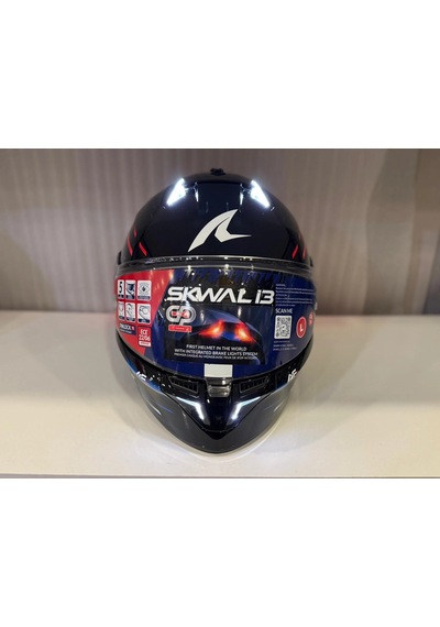 Kask Shark Skwal İ3 Lıght-blur Siyah/kırmızı/mavi