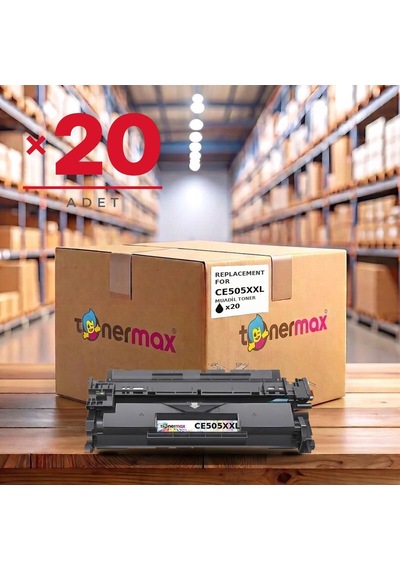 Hp Laserjet P2055 Uyumlu Toner Çipli Ce505xxl 20'li 9.000 Sayfa