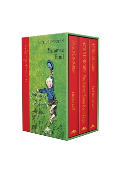 Yaramaz Emil Serisi-3 Kitap Takım Kutulu - Astrid Lindgren - Pegasus