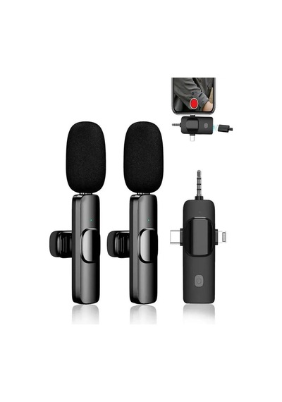 3in2 Yaka Mikrofonu Type-c Iphone Jak Giriş Telefon Uyumlu 20m Wirelees Yayın Youtuber Tiktok Skype Siyah - 694056425 Siyah 3in2 Yaka Mikrofonu Type-c Iphone Jak Giriş Telefon Uyumlu 20m Wirelees Yayın Youtuber Tiktok Skype Siyah - 694056425 Siyah
