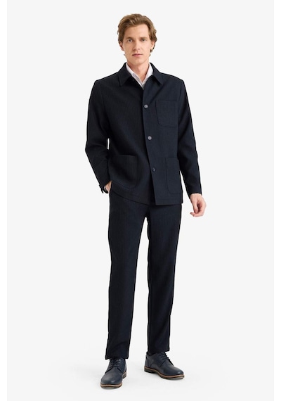 Defacto Relax Fit Düz Paça Pantolon G8762ax25wnnv86 Lacivert-nv86
