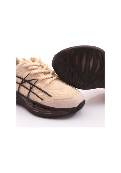 Dgn B2014 Kadin Sneakers Nude Siyah