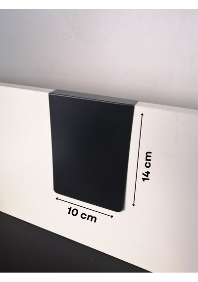 10 Adet Silinebilir Karatahta Siyah Etiket 14 x 10 CM Ahşap Raflar