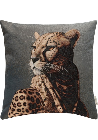 Mudo Home Jaguar Goblen Kırlent 45x45 Çok Renkli