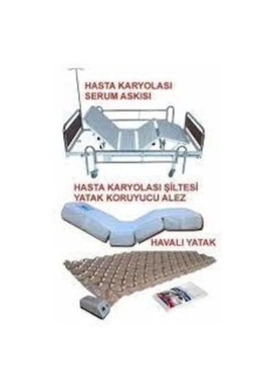 Medikaltec Sünger Tuvaletli Deri Kılıflı 2 Parça Hasta Yatağı Süngeri