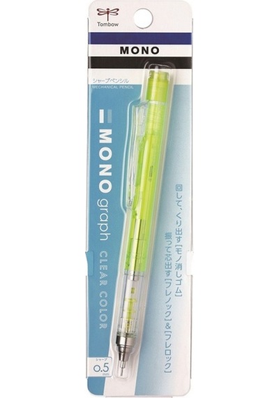 Tombow Versatil Kalem Mono Graph 0.5 Mm Şeffaf Limon Çok Renkli