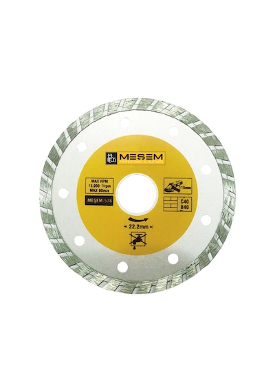 Kesgin Market Meşem Granit Mermer Kesici Elmas Testere 180 Mm