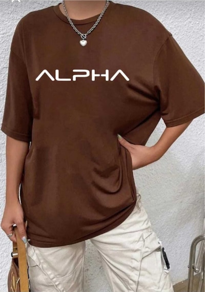 Kozia Outdoors Malkoçbey Alpha Baskılı Oversize Basic T-shirt Kahverengi Kozia Outdoors Malkoçbey Alpha Baskılı Oversize Basic T-shirt Kahverengi