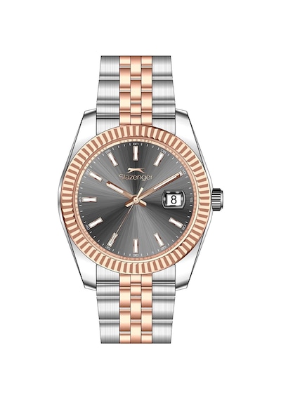 Slazenger Sl.09.2509.1.04 Erkek Kol Saati Gri - Rose Gold