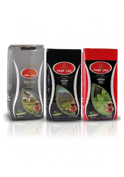 Neşe Çay Bahçem Özgold 1kg, Köyüm Gold 1kg, Yörem Filiz 1kg 3kg