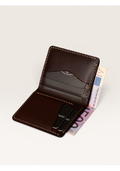 Kalkan Deri Özel Vajetal Deri Cüzdan Limited Edition Kahverengi