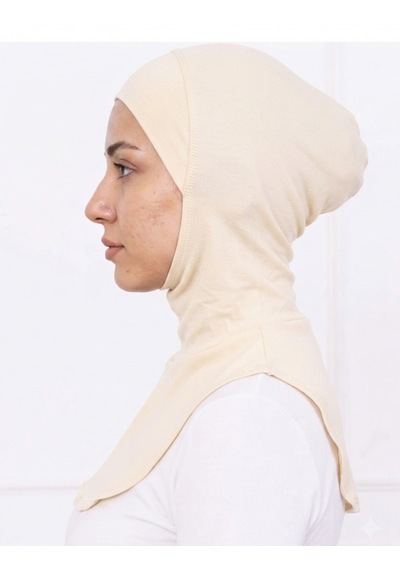 Alivascarf Ninja Bone Boyunluklu Likralı Sporcu Bonesi Kadın Pratik Tesettür Hijab Başörtü Krem Alivascarf Ninja Bone Boyunluklu Likralı Sporcu Bonesi Kadın Pratik Tesettür Hijab Başörtü Krem