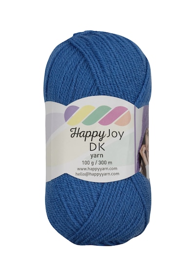 Kürkçü Han Happy Joy 100gr 300m El Örgü İpi Çelik Mavisi Hyj16