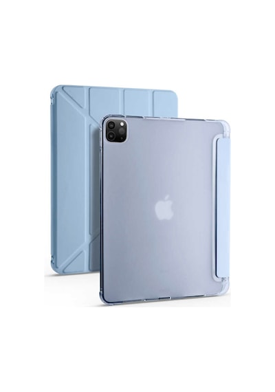 Apple Uyumlu iPad Pro 12.9 2021 Kılıf (5.Nesil) Kalem Bölmeli Smart With
