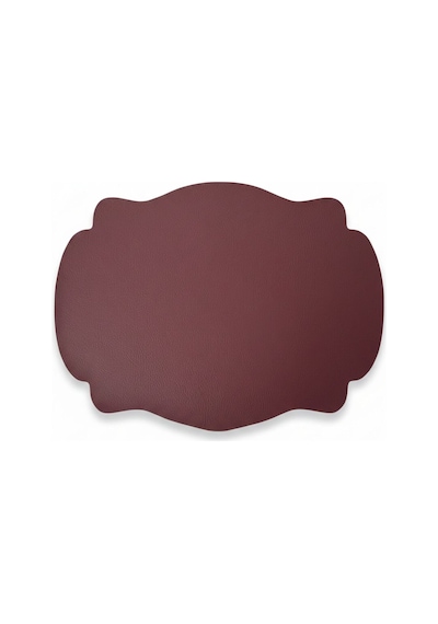 2 Adet Suni Deri Amerikan Servis As00120-33x44 Cm Supla Bordo