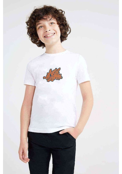 Tshirthane Arctıc Monkeys Logo Baskılı Unisex Çocuk Beyaz T-Shirt