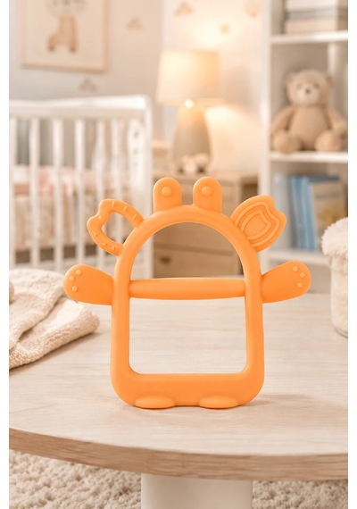 Babyjem Silikon Kolay Kavrama Diş Kaşıyıcı Soft Somon
