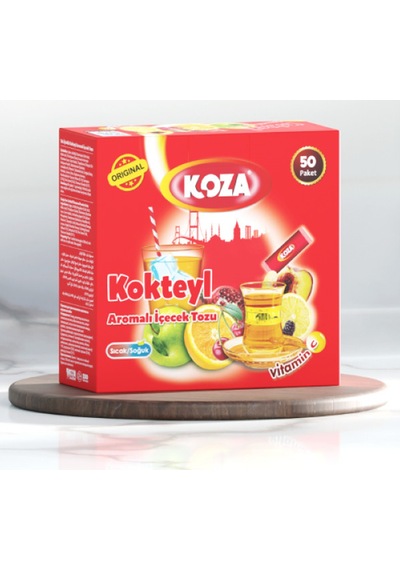 Koza Tek İçimlik Kokteyl Aromalı Toz İçecek 50'li Diğer