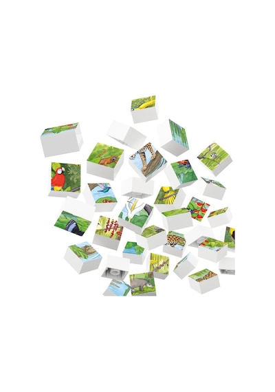 Hubelino 35 Parça Puzzle Tropikal Yağmur Ormanında Vahşi Yaşam 410177