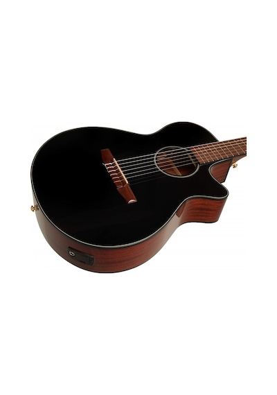 İbanez Aeg50n-bkh Elektro Klasik Gitar - Black High Gloss