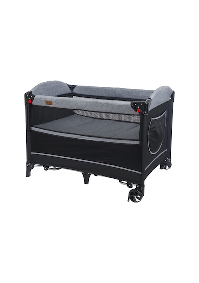 Mamma Ultimate Anne Yanı Organizerli Dönenceli Park Yatak Beşik 70 X 110 Cm. Grı