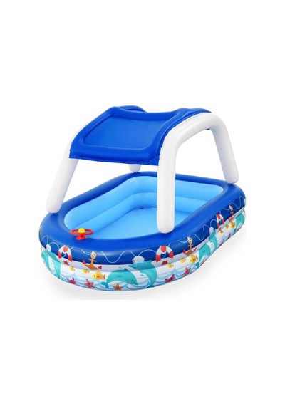 Bestway 7' X 61" X 52"/2.13m X 1.55m X 1.32m Sea Captain Family P Çok Renkli