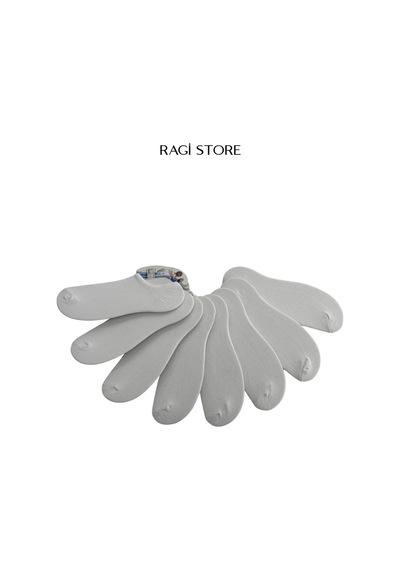Ragi Store 8'li Sıfır Bilek Unisex Çorap Beyaz