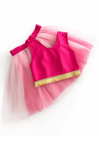 Cresh Kids Kız Çocuk Etek Üst Takım Fuşya - Pembe