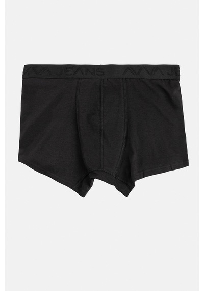 Avva Erkek Siyah Düz Basic Tekli Boxer B009510