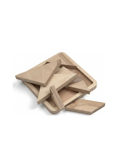 Ahşap Eğitici Kare Puzzle Model Yapboz