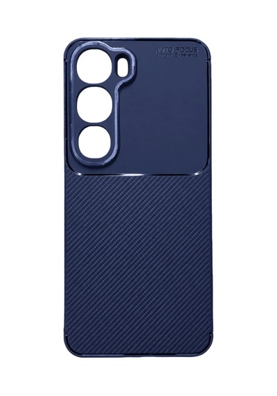 Vivo Y31 5g Kılıf Karbon Silikon Case Lacivert