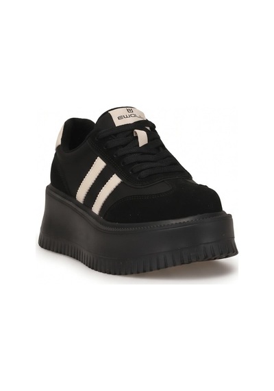 Ayakkabı Fuarı Elit Hml262-1117 Kadın Klasik Sneaker Siyah