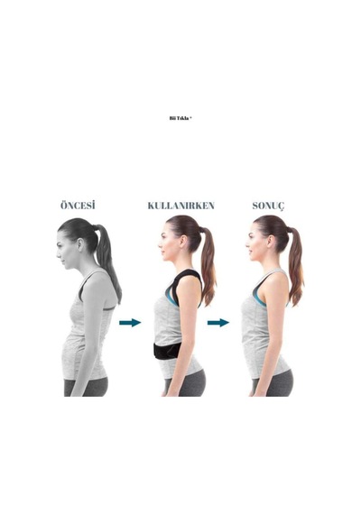 Balenli Manyetik Dik Duruş Korsesi Unisex 001