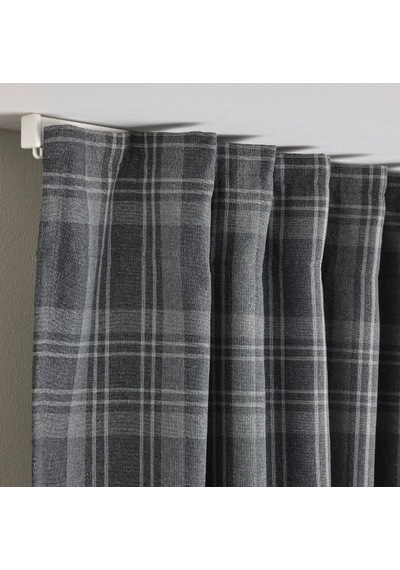 Ikea Haggveckmal Fon Perde 145x300 Cm Koyu Gri