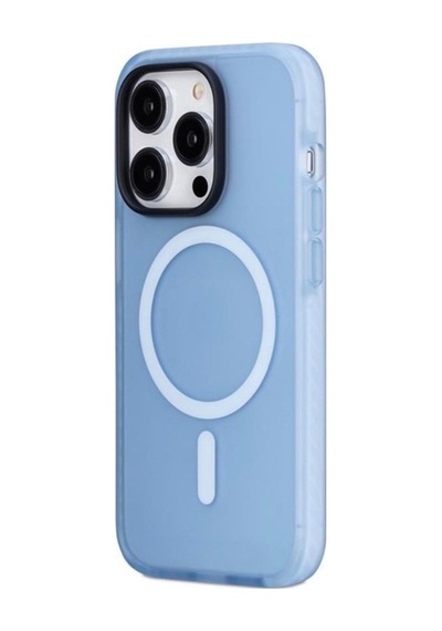 Rock Apple Uyumlu iPhone 14 Pro Max Kılıf Shield Serisi Magsafe Anti Shock - Mavi Mavi